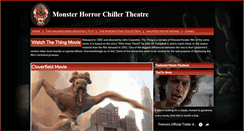 Desktop Screenshot of monsterhorrorchillertheatre.com