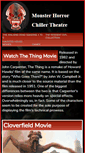 Mobile Screenshot of monsterhorrorchillertheatre.com