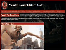 Tablet Screenshot of monsterhorrorchillertheatre.com